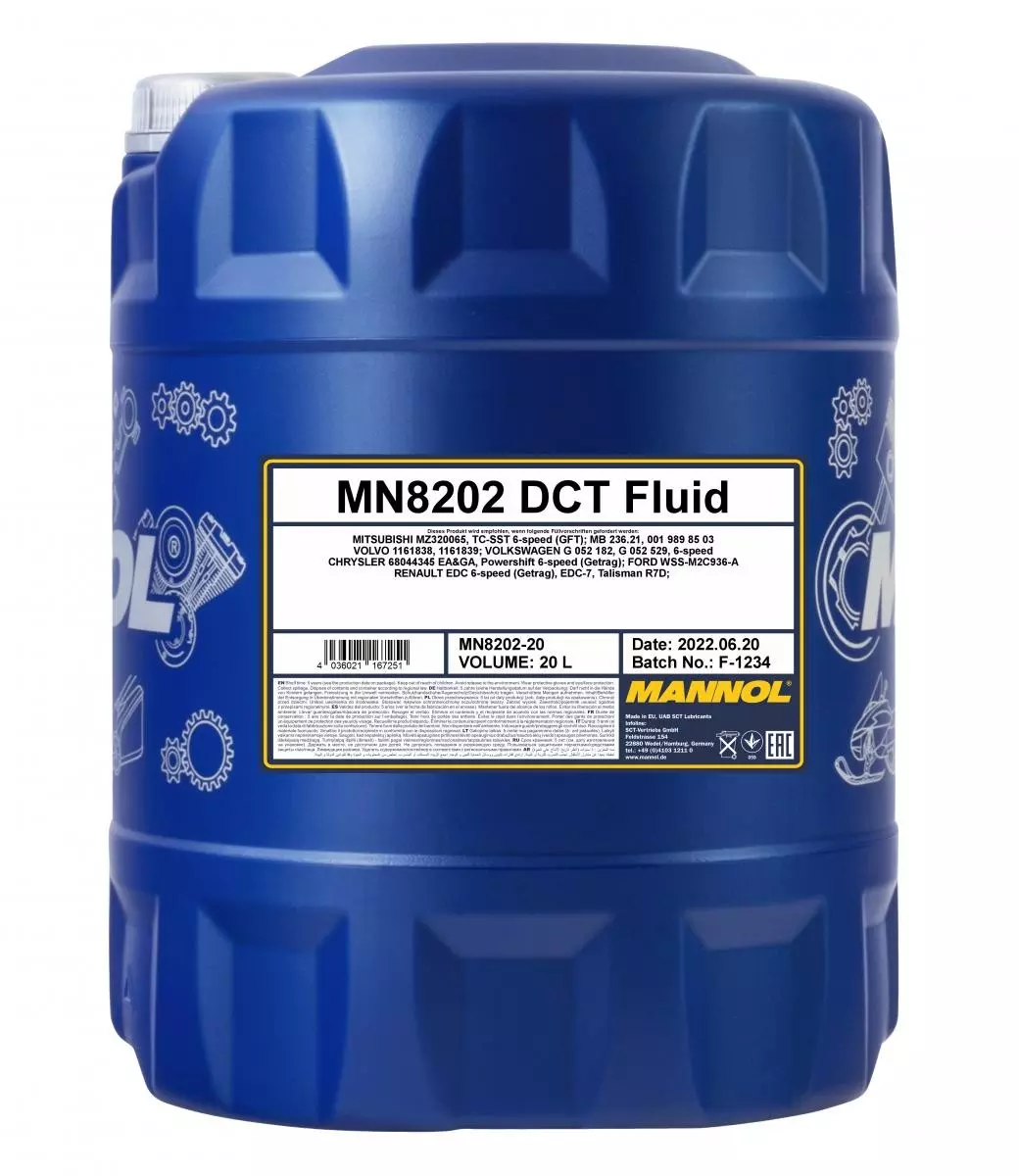 Mannol Automaattivaihteistoöljy Mn8202-